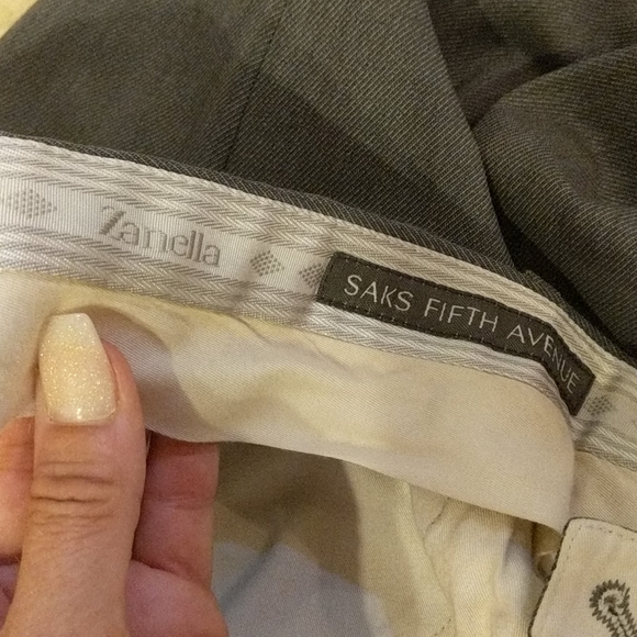 Zanella Gray Men's 40W Pants - Picture 3 of 8